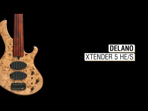 Delano Xtender 5 HE/S - Frog 5p Fretless