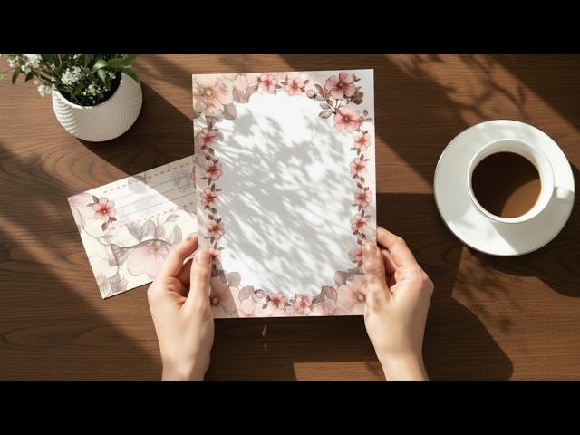 Vídeo relacionado con Moses Flowers & Friends - Juego de papel de carta, sobres y pegatinas de colores en una práctica carpeta de almacenamiento, utensilios para cartas amigas