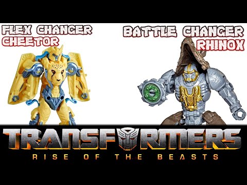 Man, Rise of the Beast Figures are getting WEIRD| Beast Changer Rhinox and Flex Change Cheetor