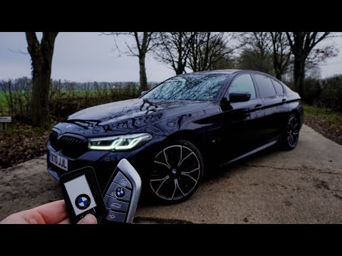286hp BMW G30 530d xDrive M Sport MHT LCI POV Drive on Narrow UK Country Lanes | 4K