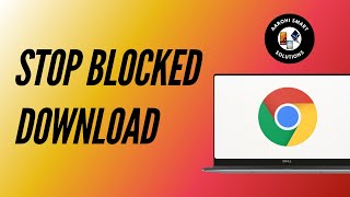 Download the video "How to Stop Google Chrome from Blocking Downloads"