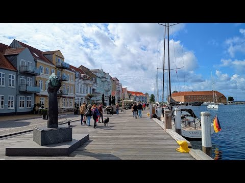 Sønderborg, Denmark. Beautiful Sønderborg castle in the centre of the town.