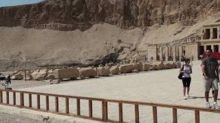 preview picture of video 'Hatschepsut Tempel, Luxor, Panorama'
