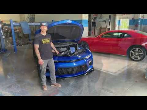 2016-2020 Chevrolet Camaro SS 6.2L BBK Black Series Cold Air Installation