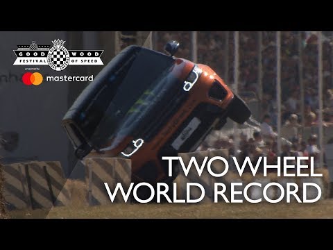 Funny car videos - 2 wheel driving world record