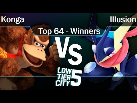 LTC 5 - KoL | Konga (DK) vs Illusion (Greninja) Top 64 - Winners - Smash 4