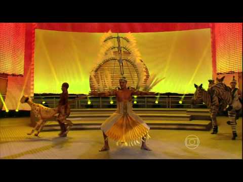 O Rei Leão O Musical - Domingão do Faustão