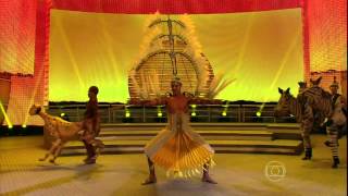 O Rei Leão O Musical - Domingão do Faustão