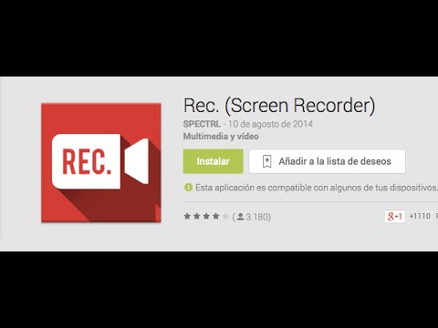 Grabar la pantalla de tu Android