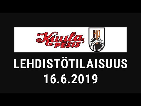 Lehdistötilaisuus: Kuula - HP 16.6.2019
