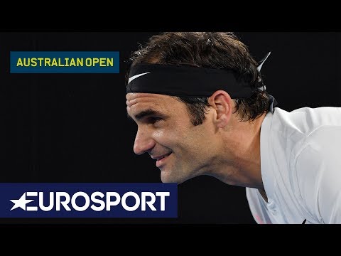 Roger Federer v Richard Gasquet Highlights | Australian Open 2018 Round 3 | Eurosport