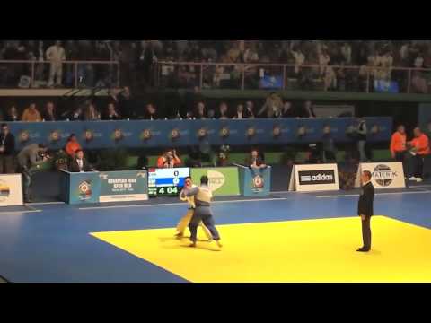 2015 Judo World Cup Rome -60kg bronze medal match Hui Li (CHN) vs Francisco Garrigos (ESP)