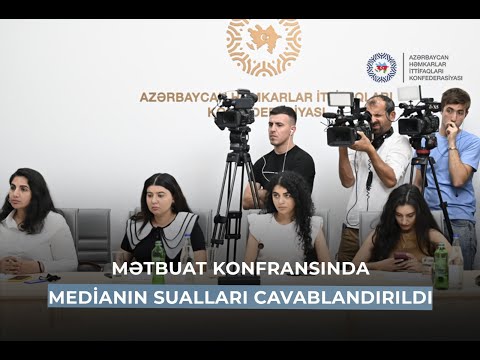 Mətbuat konfransında ənənəvi və rəqəmsal media subyektlərinin suallarına aydınlıq gətirildi