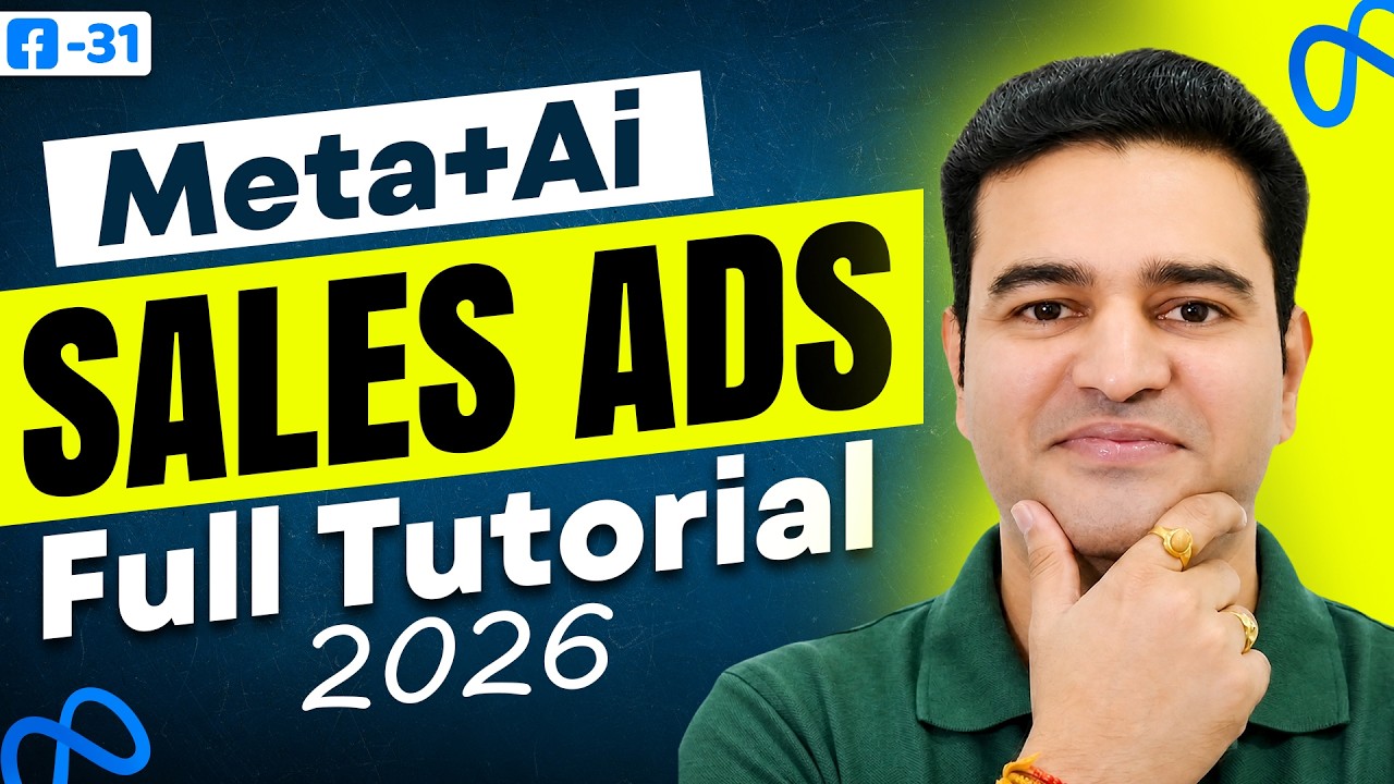 Create Meta Sales Ads Using AI Tutorial 2026 | #salesads #metaads2026