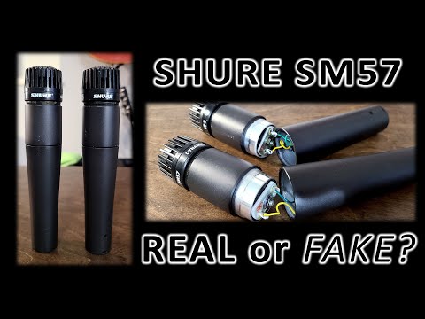 SHURE SM57 - Vintage or Modern? Real or FAKE?