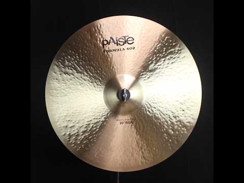 Paiste 20" Formula 602 Modern Essentials Ride - 2262g (video demo) image 2