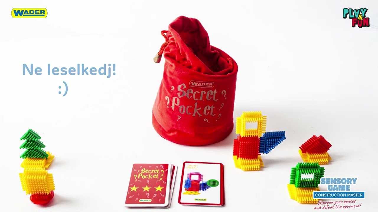 Play & Fun: Secret Pocket - Titkos zseb építőmester társasjáték videó