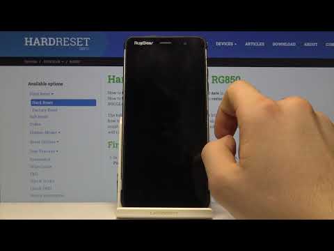 Полный сброс RugGear RG 850 Как стереть все с телефона