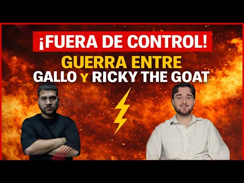 ¡FUERA DE CONTROL! Guerra completa entre Gallo the Producer y Ricky The Goat