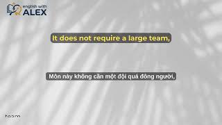 SHADOWING PRACTICE LEVEL A2-B1 | TOPIC: SPORTS