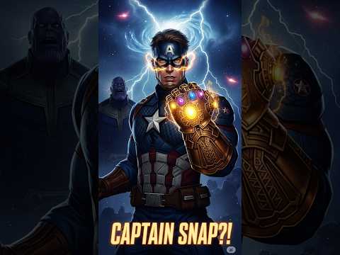 “What If Captain America Wielded the Infinity Gauntlet?” #shorts