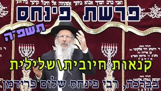 פרשת פינחס תשפ"ה-הרב פינחס שלום פרידמן-קנאות חיובית ושלילית