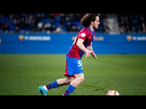 Fabio Blanco Barcelona B Debut vs Real Madrid Castilla (1/29/22)