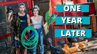 Our YEAR LONG Challenge to Only EAT What we CATCH, GROW or RAISE! - 1 YEAR RECAP