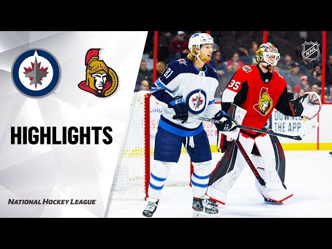 NHL Highlights | Jets @ Senators 2/20/20