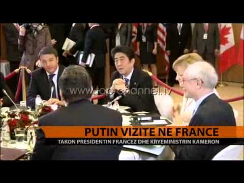 Putin viziton Francën - Top Channel Albania - News - Lajme