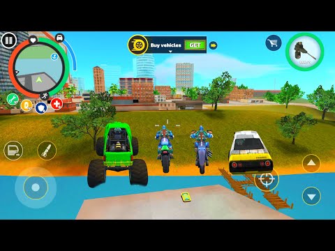 Rope Hero: Vice Town (Sea Jump by Desi Cars) | Games Kon | 4K Android Gameplay