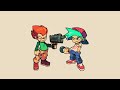 Pico Funkadelix Argument Scene Animated Poorly FNF Animation