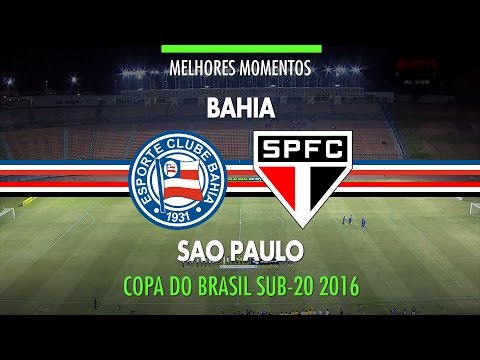 Melhores Momentos - Bahia 2 x 2 São Paulo - Copa do Brasil Sub-20 - 08/12/2016