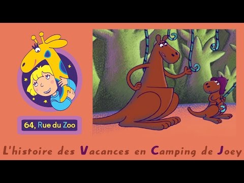 64 Rue du Zoo - L'histoire des vacances en camping de Joey S02E18 HD | Dessin animé en français