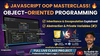 JavaScript OOP Tutorial | Inheritance, Encapsulation, Abstraction & JS vs Java Comparison