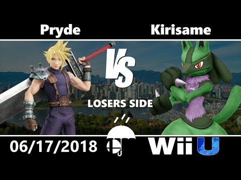Rain City Wii U: Pools - Pryde (Cloud) vs Kirisame (Lucario)