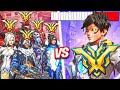 1 BUFFED Top 500 DPS vs 5 Top 500s - Who wins?! (Overwatch 2)