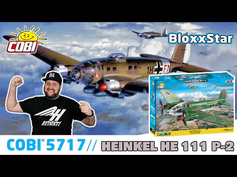 COBI® 5717 ✈️ HEINKEL HE-111 P-2  |▶️| Unboxing, Speed Build, Facts, Review 💬 | 🖖 BlxStr |📽️ 4K