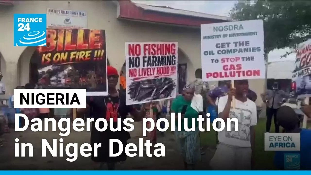 Community complains of toxic flammable gas leaks in Nigeria's Niger Delta • FRANCE 24 English