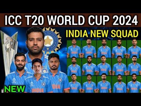 ICC T20 World Cup 2024 India Squad | Team India Final Squad | India Team for T20 World Cup 2024