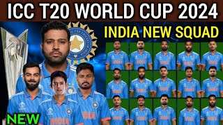 ICC T20 World Cup 2024 India Squad  Team India Fin
