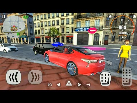 Car sim japan | toyota driving - beautiful passenger | android gameplay