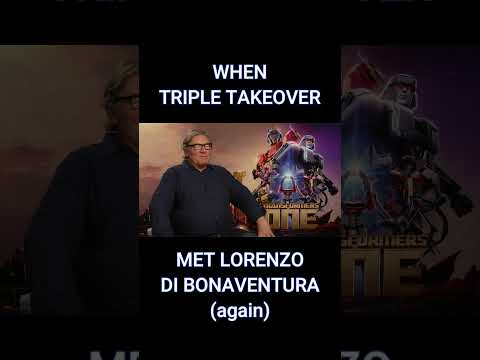 Meeting Lorenzo to chat Transformers One! #transformers #transformersone #optimusprime #paramount