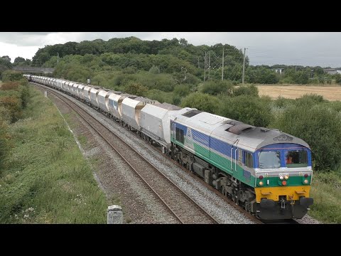 A selection of Britains heaviest & longest freight trains featuring classes 59 60 66 .