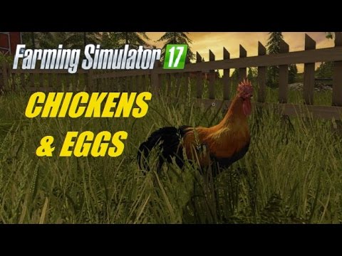 Farming Simulator 17- Goldcrest Valley- Chickens and Eggs