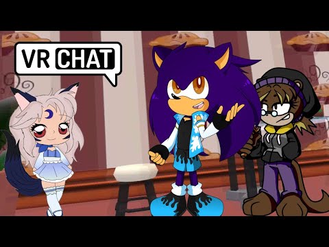 A SWEET SURPRISE?? Yina Meets Chris and Cookie at a Cafe - VRChat