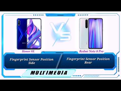 HONOR 9X VS XIAOMI REDMI NOTE 8 PRO Specs Comparison