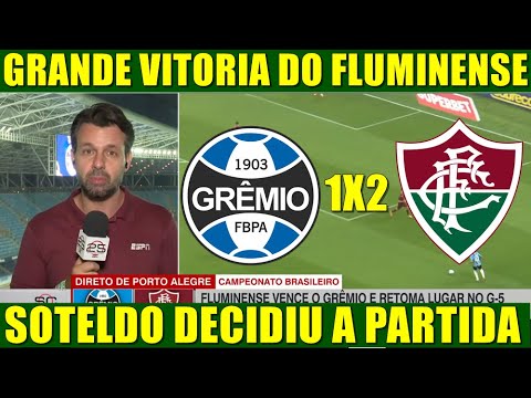 GRÊMIO 1 X 2 FLUMINENSE! 🔥 SOTELDO DECIDES WITH TWO AMAZING GOALS! ⚽💥BRAZILIAN CHAMPIONSHIP 2025