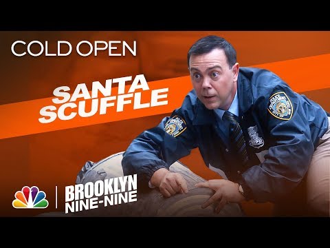 Cold Open: Jake and Boyle Brawl with Santas - Brooklyn Nine-Nine (Episode Highlight)