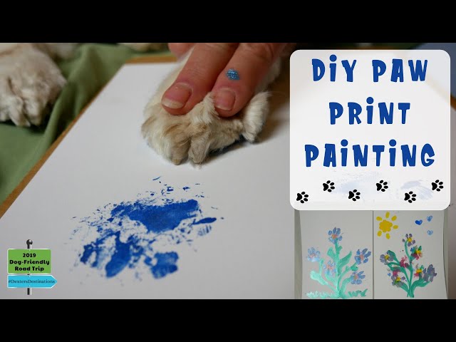 What kind of paint do you use for paw prints?